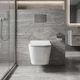 Унітаз підвісний Devit Linea DLI30401111W безобідковий з кришкою soft-close та Vortex Flush, білий - изображение 1