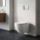 Унітаз підвісний Devit Universal DUN30201111W безобідковий з кришкою soft-close та Vortex Flush, білий - изображение 1