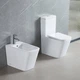 Унітаз-компакт Devit Flow square DFL2170211W 610x365x825мм з кришкою soft-close, Vortex Flush, білий глянець - зображення 4