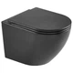 Унітаз підвісний Devit Flow DFL0460111MB 490х365х370mm з кришкою soft-close, матовий чорний - изображение 2