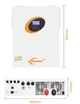 Jsdsolar 11 кВт гибридный солнечный инвертор 48 В до 230 В Чистая синусоида Встроенный Wi-Fi 160A MPPT Двухканальный фотоэлектрический вход для солнечной системы - изображение 1