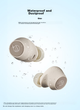 Наушники Audio-Technica ATH-CKS30TW+ TWS ANC Beige - изображение 4