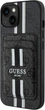 Etui na smartfon Guess 4G Stripes with MagSafe Wallet do Apple iPhone 15 Black (GUBPHCP15SP4RPSK) - obraz 1