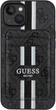 Etui na smartfon Guess 4G Stripes with MagSafe Wallet do Apple iPhone 15 Black (GUBPHCP15SP4RPSK) - obraz 2