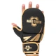 Перчатки крабы спарринговые для MMA тренировочные с открытыми пальцами Hard Touch 00134 размер M Black-Gold - изображение 4