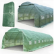 Посилена садова теплиця з армованим покриттям 30м2 3*10*2м Ekspand TFO25-3X10X2-2-Z з двома входами - зображення 1