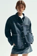 Верхня джинсова сорочка оверсайз Zara 4730/271 S - изображение 4