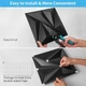 Декоративные 3D панели Art3d Diamond для стен 30×30 см, черные, 20 шт - изображение 3