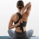 Ремень для йоги EasyFit Yoga Strap 183 см черный (пояс для йоги и пилатеса) - изображение 6