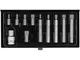 Комплект бит Spline M5–M12 11 шт CrV 6150 с переходником 1/2" для трещотки YATO YT-0415 - изображение 3