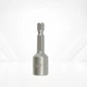 Магнітна торцева насадка HEX M8 завдовжки 48 мм із хвостовиком HEX 1/4" з інструментальної сталі YATO YT-1503 - зображення 1