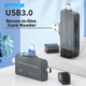 Картридер LinkStone JYE5924 USB 3.0 OTG TF/SD/USB многоинтерфейсный (JYE5924) - изображение 4