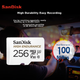 Карта пам'яті SANDISK High Endurance microSDXC 256GB UHS-I U3 V30 + SD-адаптер - зображення 5