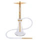 Кальян Embery MONO-H 4.0 Supreme Gold White с колбой Embery Clear 63 см - изображение 1