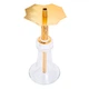 Кальян Embery Mini Mono 3.1 Supreme Gold White 38 см - изображение 2