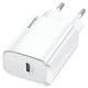 Мережевий зарядний пристрій USAMS T39 US-CC131 Single Port PD Fast Charger 20W White - изображение 3