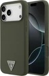 Etui na smartfon Guess Silicone Triangle Logo MagSafe do Apple iPhone 17 Pro Max Khaki (GUHMP17XSCTRLMA) - obraz 1