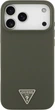 Etui na smartfon Guess Silicone Triangle Logo MagSafe do Apple iPhone 17 Pro Max Khaki (GUHMP17XSCTRLMA) - obraz 3