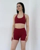 Спортивные женские шорты Premium качества с Push-Up эффектом для фитнеса Красный L (SPR3L) - изображение 3
