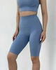 Женские спортивные велошорты без эффекта Push-Up для бега тренировок йоги велосипедистов Голубой XL (VBP9XL) - изображение 1