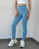 Женские спортивные легинсы лосины с двойным Push-Up и высоким утягивающим поясом для фитнеса зала пуш-ап Голубой M (LPP3M) - изображение 1