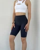 Женские спортивные велошорты без эффекта Push-Up для бега тренировок йоги велосипедистов Синий S (VBP2S) - изображение 1
