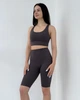 Женские велошорты спортивные без эффекта Push-Up для бега тренировок йоги велосипедистов Тёмный графит XL (VBP8XL) - изображение 3