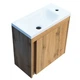 Тумба з раковиною Devit Small 063050O, 50 см, дуб - зображення 2