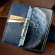 Кожаный чехол-книжка GETMAN Cubic (PU) для Xiaomi Redmi Note 9 / Redmi 10X Синий - изображение 2