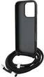 Etui na smartfon Karl Lagerfeld Crossbody Grained Pattern & Logo do Apple iPhone 16 Pro Max Black (KLHCP16XPGGRMPCK) - obraz 6