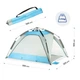 Namiot plazowy Outtec Easy Open Blekitny (5907766665007) - obraz 8