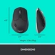 Миша Logitech M720 Triathlon Wireless/Bluetooth Black - изображение 5