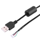 Кабель USB для миші Logitech G5 G500 G500S, 2 м, 5-pin, у тканинному обплетенні - зображення 3