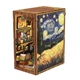 Бук Нук Світ у рамці Ван Гога Інтер'єрний конструктор Book Nook A World within the Frame Van Gogh DIY BV02-015 - зображення 1
