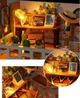Румбокс Вілла Мрії Roombox Villa Dream Cottage DIY Miniature House Kit Інтер'єрний конструктор TD-59 + купол - изображение 7