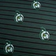 Ткань трикотаж масло Абстракция IDEIA 200 гр/м2 150 см, трикотаж для платьев, блузок и вечерней одежды бирюза м.п. - изображение 3