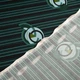 Ткань трикотаж масло Абстракция IDEIA 200 гр/м2 150 см, трикотаж для платьев, блузок и вечерней одежды бирюза м.п. - изображение 4