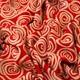 Ткань костюмная Круг IDEIA, 150 см, 210 гр/м2, для одежды, платьев, костюмов, юбок марсала м.п. - изображение 4