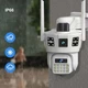 Вулична 4G камера відеоспостереження із двома об'єктивами 12 Мп для нічної зйомки водонепроникність IP66 - зображення 10
