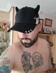 Кепка с мягкими рожками и металлическими подвесками унисекс чёрная, регулируемый размер 56–60 см,бейсболка в стиле Y2K,Harajuku - изображение 3
