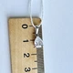 Серебряная женская цепочка с подвеской Капля с фианитом, 40 см, 925 проба - изображение 6