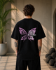 Чоловіча оверсайз футболка Butterfly M чорна - зображення 1