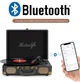 Вініловий програвач Retrolife у валізі з Bluetooth, 3 швидкості - зображення 2