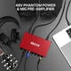 USB аудиоинтерфейс EBXYA 2x2 24-bit/192kHz для записи музыки, микрофона, гитары и подкастов, красный - изображение 7