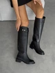 Сапоги, жокейки с ремешком в стиле Hermes Женские Meideli Черный 40 (26 см) Код: AB92 black3 - изображение 2