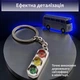 Брелок для ключей Светофор металлический Серебристый 99_17_0_1С - изображение 2
