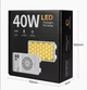 Студійний LED-світильник Clefers U-40 40W для фото- та відеозйомки с живленням від акумулятора з автономною роботою до 3 годин (5024879) - зображення 2