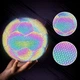Футбольный мяч голографический BRIGHT BALL светоотражающий со свечением в темноте, тренировочный No5 из TPU и EVA материалов - изображение 7