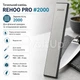 Точильний камінь REHOO PRO #2000 водний абразивний брусок для полірування та ультратонкого заточування ножів - зображення 1