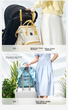 Сумка Shiyuejiejing Mommy Bag рюкзак для работы/путешествий, для беременных, вместительная - изображение 7